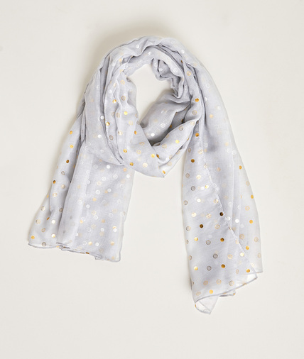 Foulard imprimé bulles dorées femme CIEL