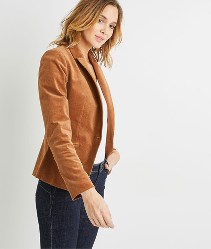 Veste en velours camel femme CAMEL