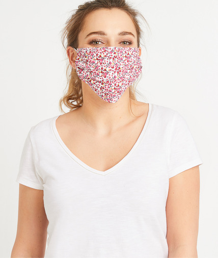 Masque en tissu fantaisie femme ROSE