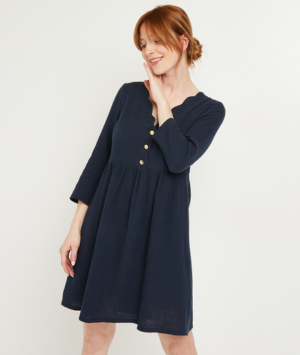 robe gaze de coton femme