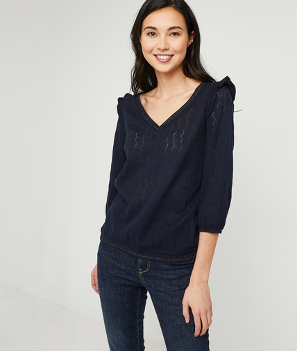 Pull ajouré femme MARINE