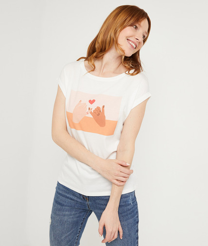T-shirt collab journée de la femme ECRU