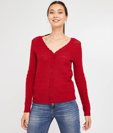 Gilet réversible femme ROUGE