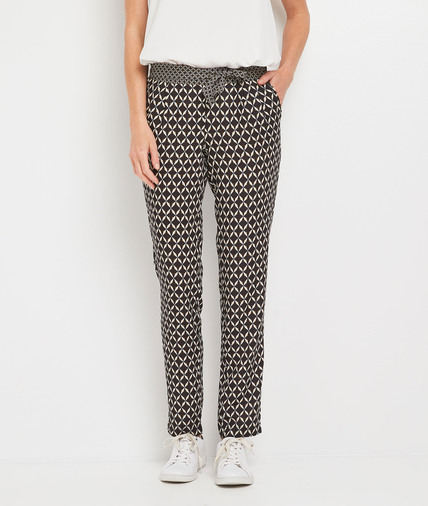 Pantalon fluide imprimé femme MULTICOLORE