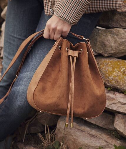 Sac seau femme CAMEL