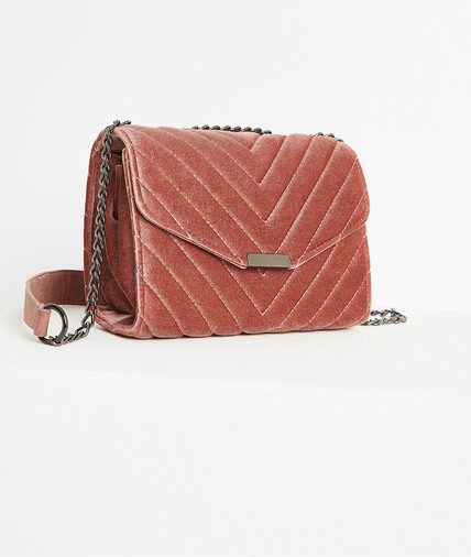 Sac velours rose femme ROSE