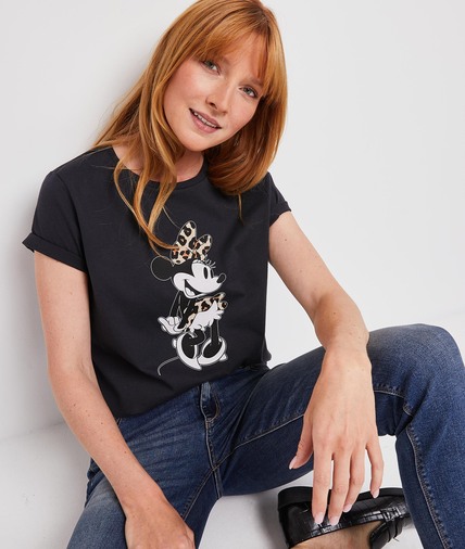 Tshirt Minnie femme GRIS