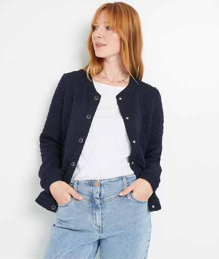 Bomber matelassé marine femme MARINE