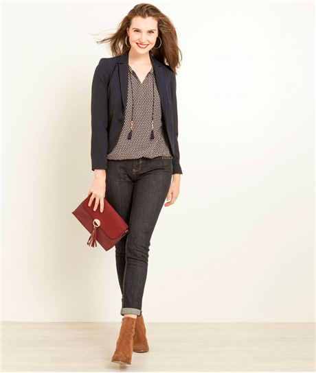 Veste femme city formelle MARINE