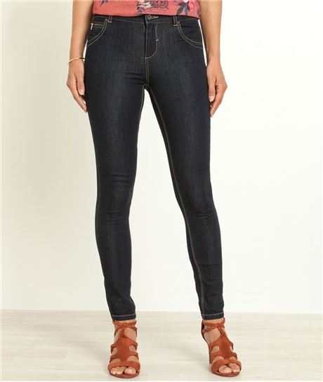 Jean femme slim effet maille BRUT