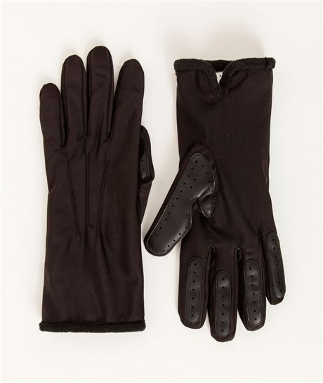 Gants femme fourrés NOIR