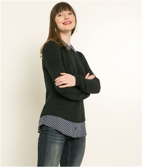 Pull femme 2 en 1 MARINE