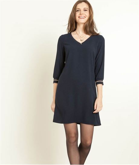 Robe femme bords cote MARINE