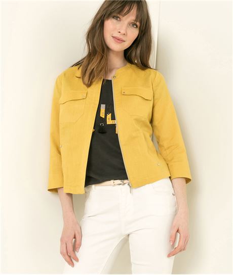 Veste femme en lin CITRINE