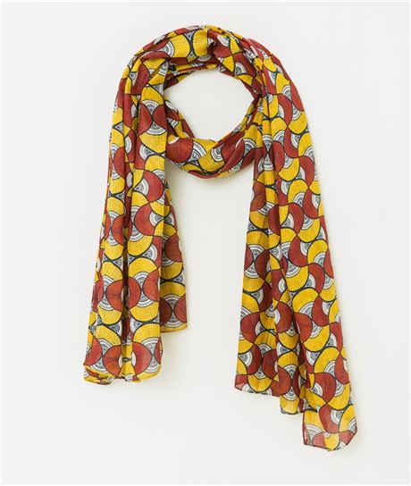 Foulard femme imprimé fantaisie MULTICOLORE