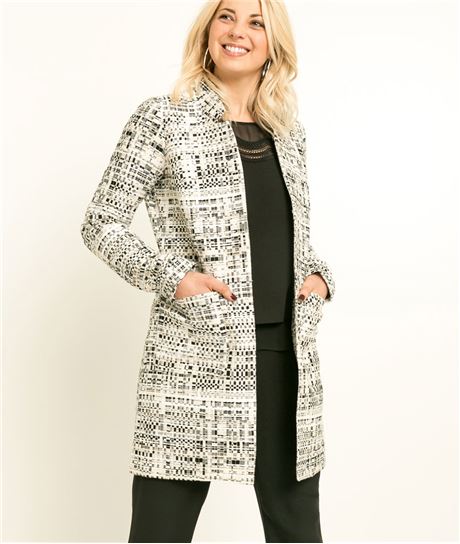 Manteau femme habillé ECRU