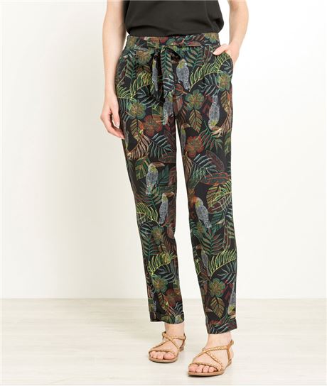 Pantalon femme fluide NOIR