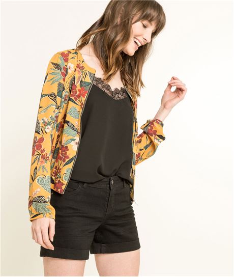Bomber femme imprimé floral SAFRAN
