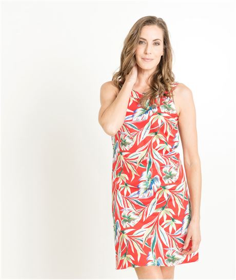 Robe femme droite ROUGE