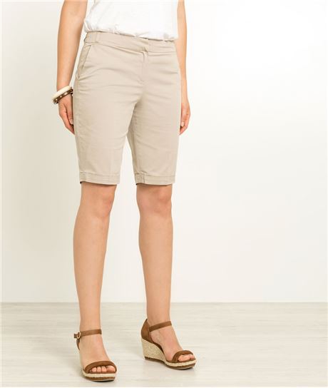 Bermuda femme BEIGE