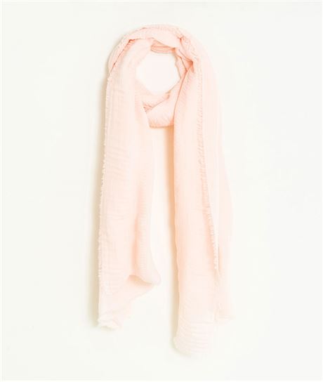 Foulard femme rose poudré ROSE PALE
