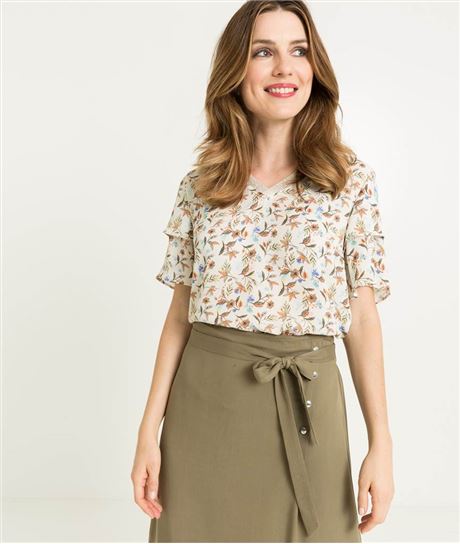 Blouse femme imprimé fleuri IMPRIME