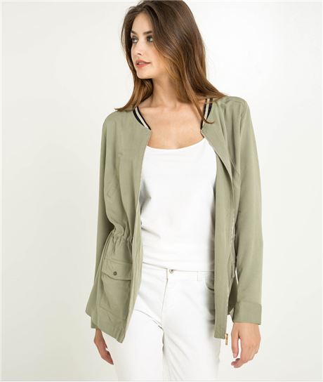 Veste femme légère kaki KAKI