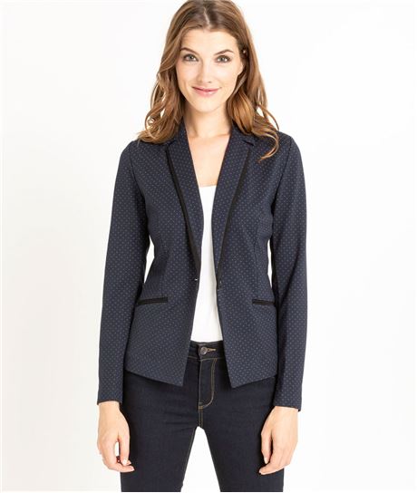 Veste blazer femme bleue marine MARINE