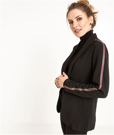 Blazer femme esprit sport NOIR