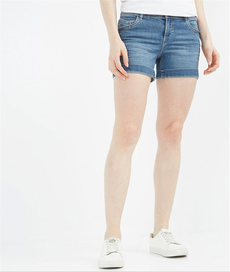 Short femme en jean STONE