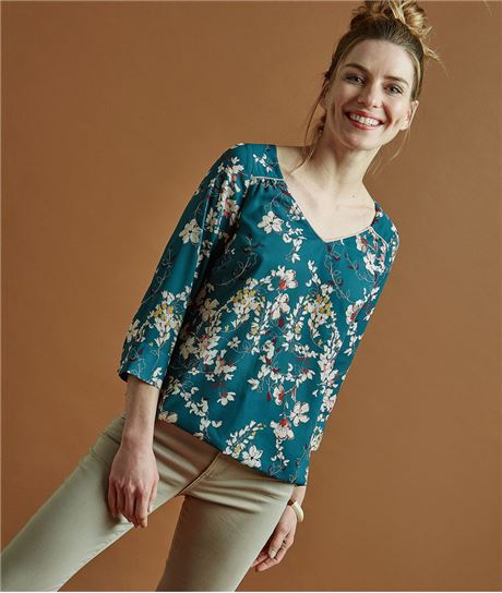 Blouse femme fluide imprimée IMPRIME