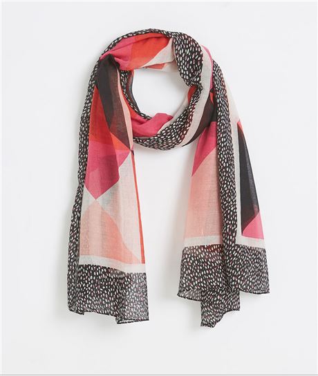 Foulard femme imprimé MULTICOLORE