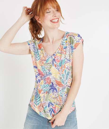 T-shirt imprimé multicolore MULTICOLORE