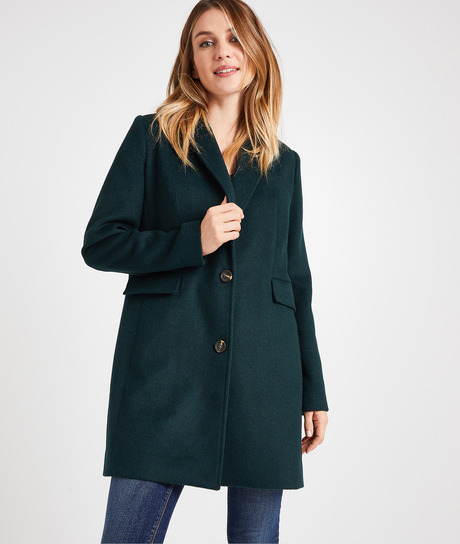 Manteau pardessus vert femme VERT