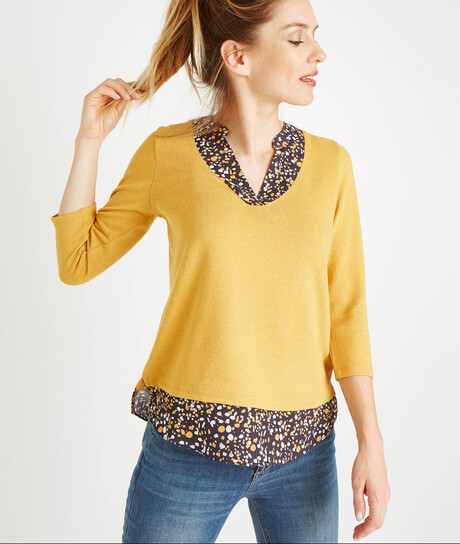 T-shirt 2 en 1 safran SAFRAN
