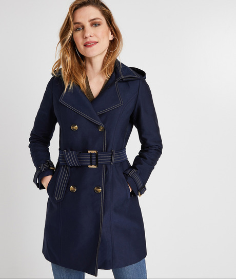 Trench long femme MARINE