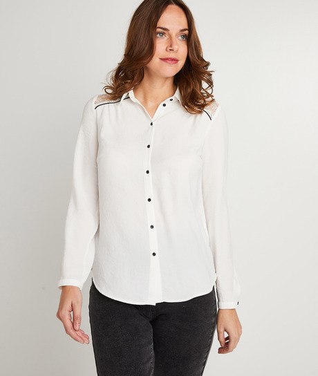 Chemise blanche femme ECRU