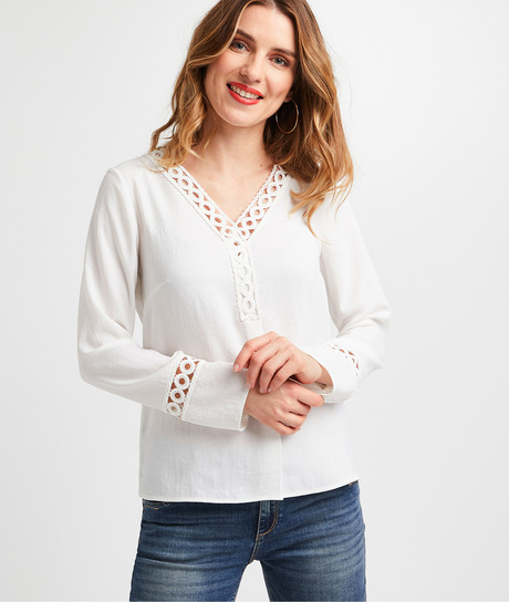 Blouse écrue femme ECRU