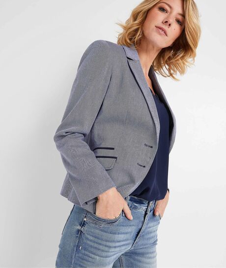 Veste de tailleur bleue femme BLEU