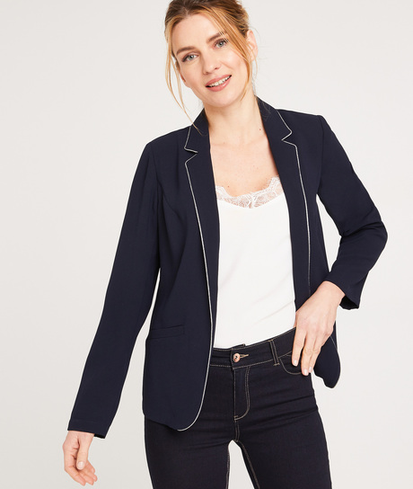 Veste de tailleur fluide MARINE