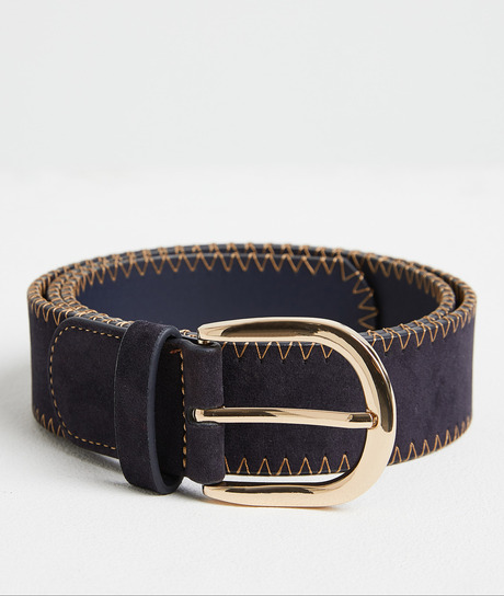 Ceinture velours marine femme MARINE