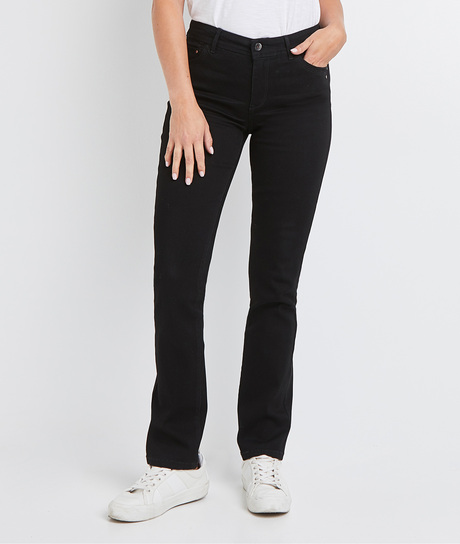 Jean droit femme BLACK
