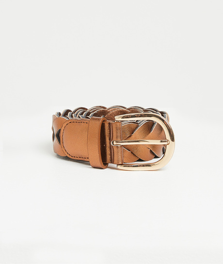 Ceinture tressée irisée femme CAMEL