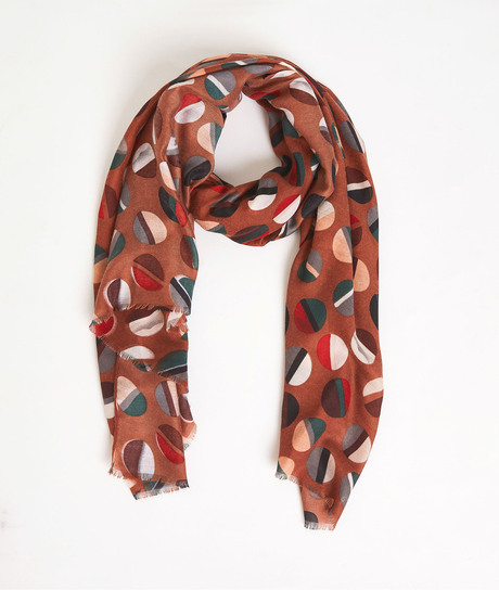 Etole à pois femme MULTICOLORE