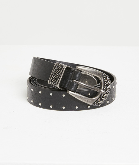 Ceinture noire style western femme NOIR