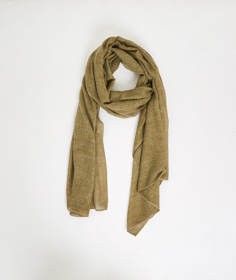 Foulard fantaisie à motif femme BEIGE