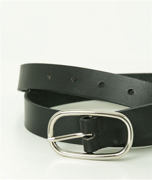Ceinture femme en cuir NOIR