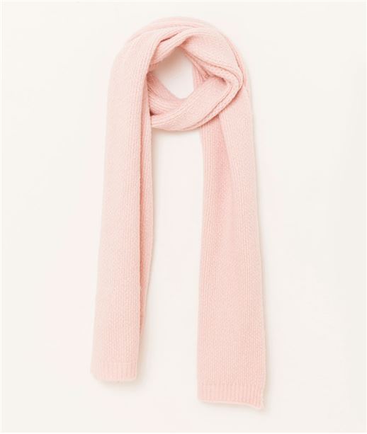 Echarpe femme tricotée ROSE