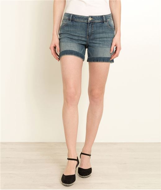 Short denim femme STONE