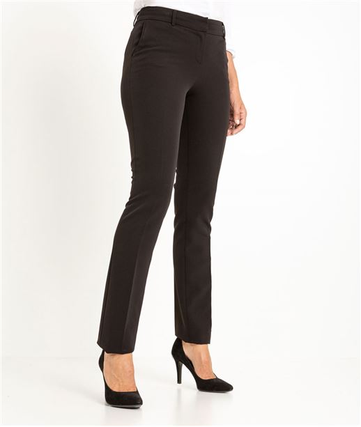 Pantalon femme city chic NOIR